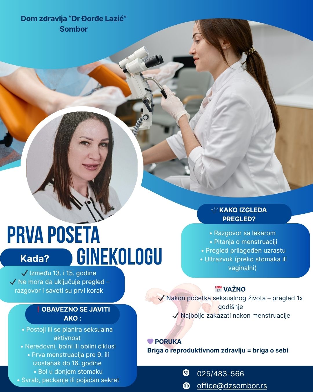 Read more about the article Prva poseta ginekologu